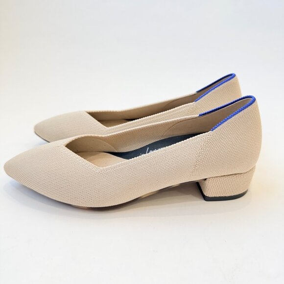 Rothy’s The High Point Women’s Heels Size 6 Sandstone Neutral - Picture 2 of 9